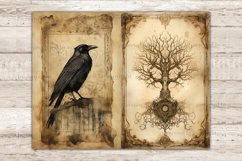 Grimoire Junk Journal Page, Gothic Printable Paper, GlamArtZhanna, Witch Ephemera, Spell Junk Journal Paper, Wiccan Scrapbook Kit, Digital Collage Sheet, Vintage Scrapbook Paper Bundle, Book Of Shadows , Occult Collage Sheet