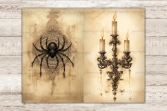 Grimoire Junk Journal Page, Gothic Printable Paper, GlamArtZhanna, Witch Ephemera, Spell Junk Journal Paper, Wiccan Scrapbook Kit, Digital Collage Sheet, Vintage Scrapbook Paper Bundle, Book Of Shadows , Occult Collage Sheet