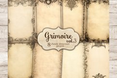 Grimoire Junk Journal Paper, Vintage Ephemera, GlamArtZhanna, Esoteric Diary, Frame Collage Pages, Witch Aesthetic, Blank Junk Journal, Journal Card Bundle, Book Diary Paper, Journal Printable Set