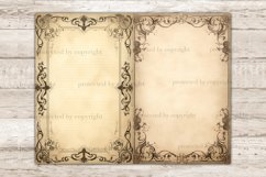 Grimoire Junk Journal Paper, Vintage Ephemera, GlamArtZhanna, Esoteric Diary, Frame Collage Pages, Witch Aesthetic, Blank Junk Journal, Journal Card Bundle, Book Diary Paper, Journal Printable Set