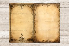 Grimoire Junk Journal Paper, Vintage Ephemera, GlamArtZhanna, Esoteric Diary, Frame Collage Pages, Witch Aesthetic, Blank Junk Journal, Journal Card Bundle, Book Diary Paper, Journal Printable Set
