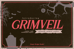Grimveil - Horror Serif Font Product Image 1