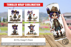 Tumbler Cowgirl Chaos Product Image 1