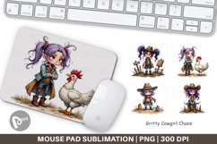 Mouse Pad Cowgirl Chaos Product Image 1