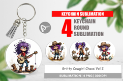 Keychain Cowgirl Chaos Product Image 1