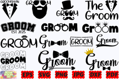 Groom SVG | Hubby SVG | Groom 2025 SVG | Mr SVG |Wedding SVG Product Image 2