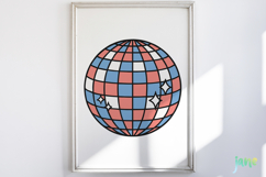 Groovy 4th of July clipart SVG Product Image 2