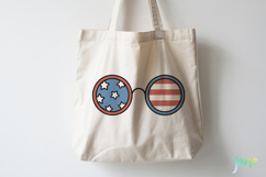 Groovy 4th of July clipart SVG Product Image 3