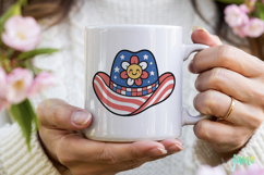 Groovy 4th of July clipart SVG Product Image 4