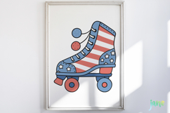Groovy 4th of July clipart SVG Product Image 5