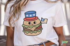 Groovy 4th of July clipart SVG Product Image 5