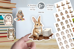 Groovy 70s Teacher Animal Sticker Product Image 1