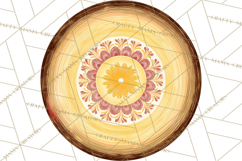 70s Abstract Shapes Clipart PNG Retro Psychedelic Elements Product Image 3