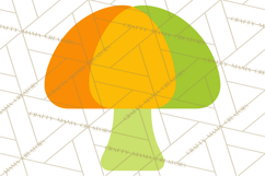 70s Abstract Shapes Clipart PNG Retro Psychedelic Elements Product Image 2