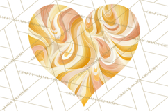 70s Abstract Shapes Clipart PNG Retro Psychedelic Elements Product Image 3