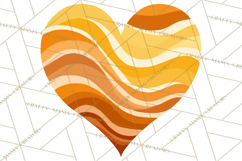 70s Abstract Shapes Clipart PNG Retro Psychedelic Elements Product Image 2