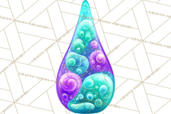 70s Abstract Shapes Clipart PNG Retro Psychedelic Elements Product Image 4