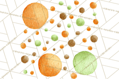 70s Abstract Shapes Clipart PNG Retro Psychedelic Elements Product Image 2