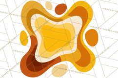 70s Abstract Shapes Clipart PNG Retro Psychedelic Elements Product Image 4