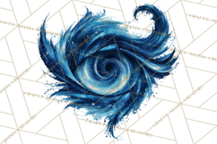 70s Abstract Shapes Clipart PNG Retro Psychedelic Elements Product Image 5