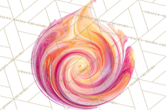 70s Abstract Shapes Clipart PNG Retro Psychedelic Elements Product Image 4