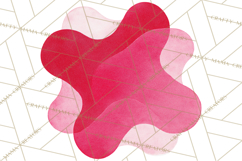 70s Abstract Shapes Clipart PNG Retro Psychedelic Elements Product Image 2