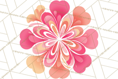 70s Abstract Shapes Clipart PNG Retro Psychedelic Elements Product Image 3