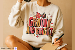 Groovy And Bright SVG PNG T-shirt Design Product Image 4