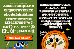 Groovy Bigsky  Retro Vintage Serif Product Image 14