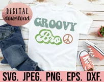 Groovy Bro SVG - Birthday SVG - Groovy Brother Birthday Product Image 2
