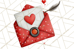 Groovy Retro Valentine Bug Clipart PNG, 70s Love Clip Art Product Image 1