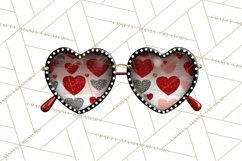 Groovy Retro Valentine Bug Clipart PNG, 70s Love Clip Art Product Image 4