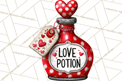 Groovy Retro Valentine Bug Clipart PNG, 70s Love Clip Art Product Image 5