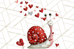 Groovy Retro Valentine Bug Clipart PNG, 70s Love Clip Art Product Image 2