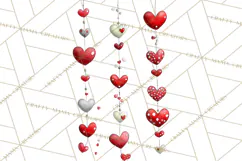 Groovy Retro Valentine Bug Clipart PNG, 70s Love Clip Art Product Image 2