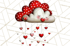 Groovy Retro Valentine Bug Clipart PNG, 70s Love Clip Art Product Image 2