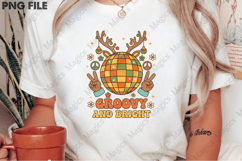 Groovy Christmas Disco Ball Sublimation Product Image 2