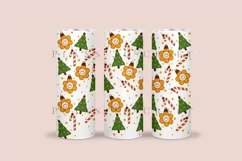 groovy christmas ornament skinny tumbler sublimation wrap with high resolution and transparant background are for 20oz and 30oz skinny tumbler