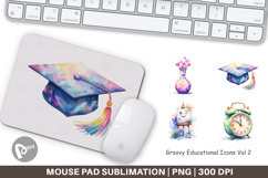 Groovy Educational Icons Mouse Pad Product Image 1
