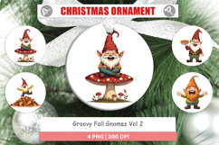 Ornament Groovy Fall Gnomes Product Image 1
