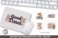 Groovy Friends Mouse Pad Product Image 1