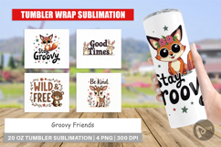 Groovy Friends Tumbler Product Image 1