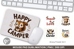 Groovy Friends Mouse Pad Product Image 1