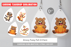 Earring Groovy Fall Critters Product Image 1
