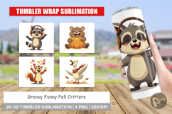 Tumbler Groovy Fall Critters Product Image 1