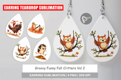Earring Groovy Fall Critters Product Image 1