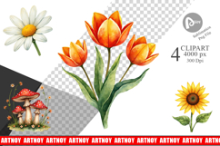 70s Groovy Garden Sublimation Product Image 1