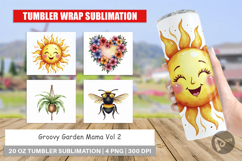 Groovy Garden Mama Tumbler Product Image 1