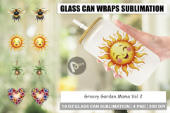 Groovy Garden Mama Glass Can Product Image 1