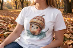 Gingham Autumn Flora Sublimation Product Image 3